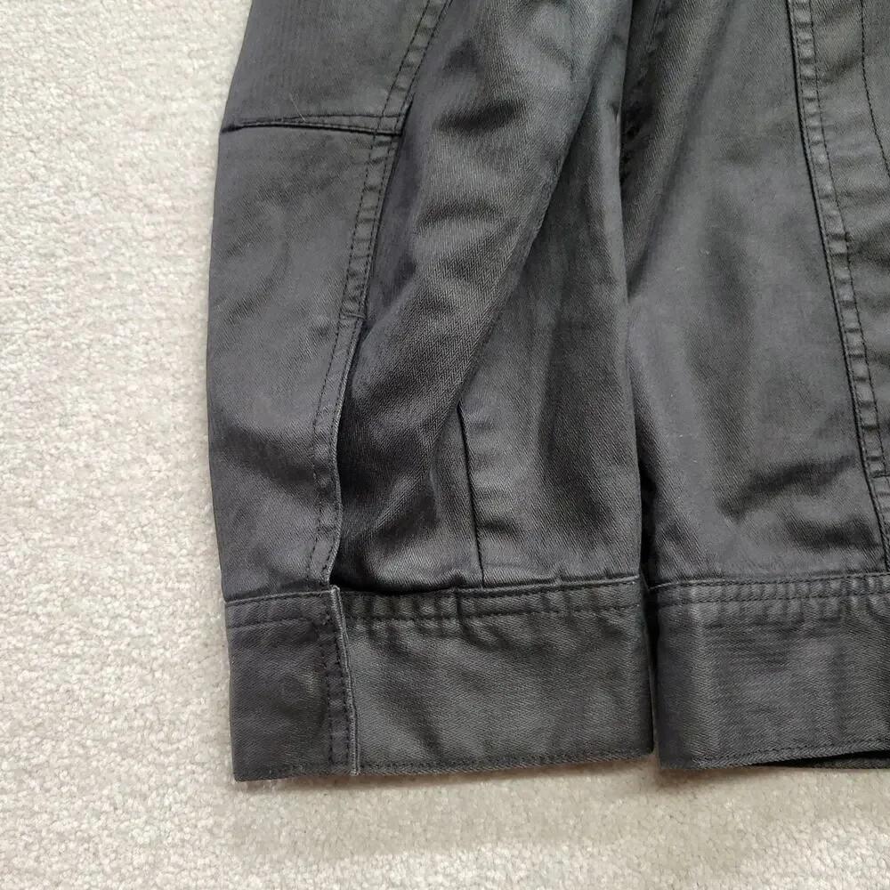 Oakley Mens XL Black Full Zip Utility Field Jacket Regular Fit Casual Coat